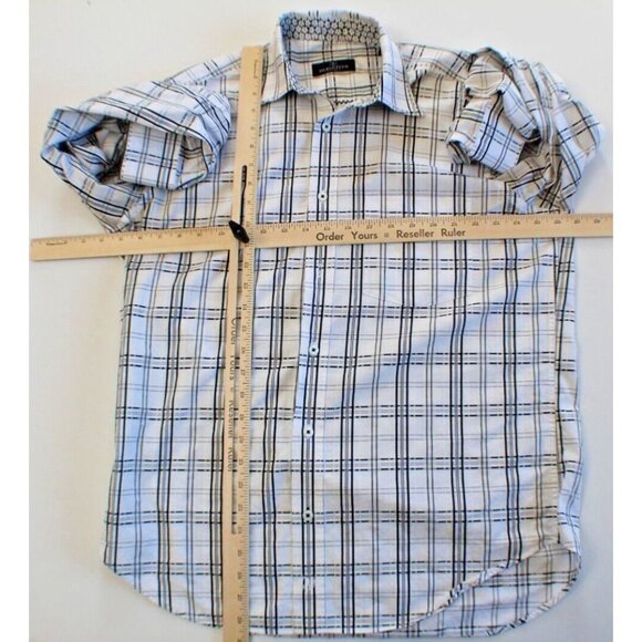 Bugatchi Uomo Button Up Shirt Men's Size M - SEE PHOTOS - Picture 5 of 7